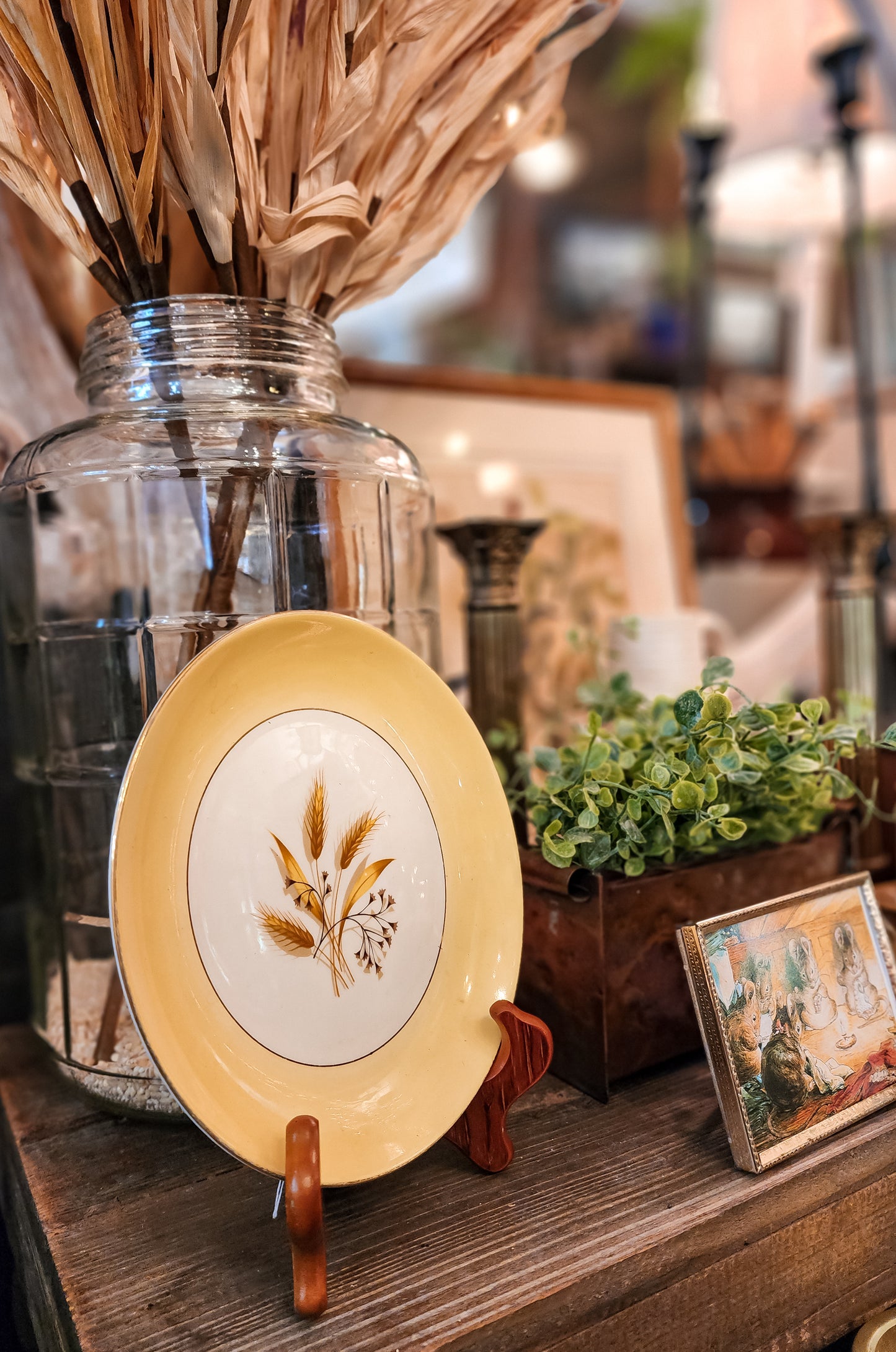 Vintage Century Service Autumn Gold Dish