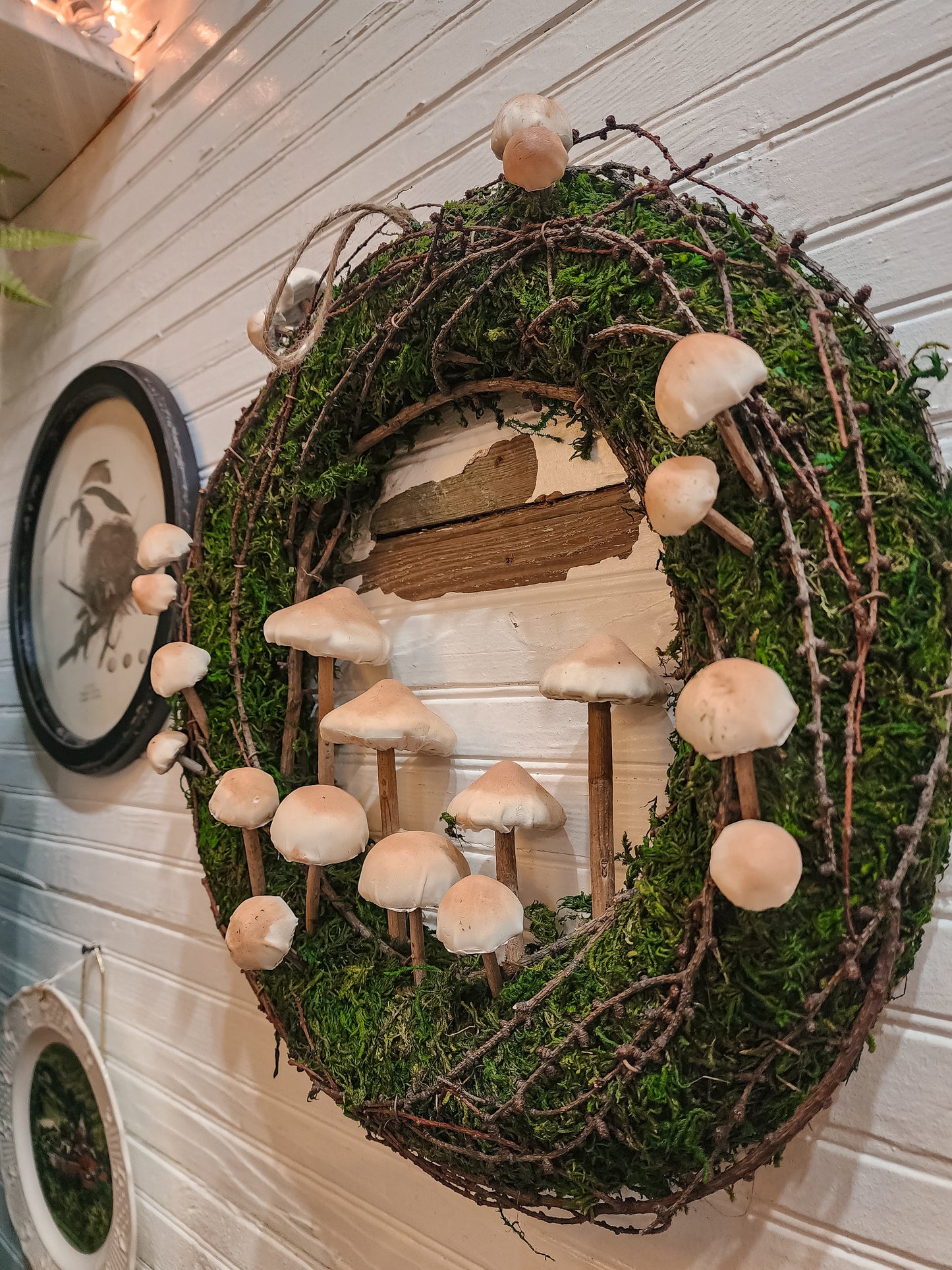 Beatrix Mushroom & Twig Wreath