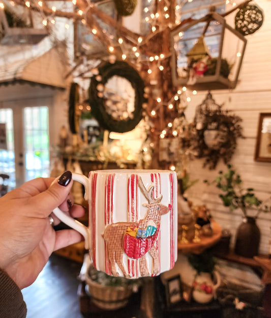 Stoneware Christmas Mug