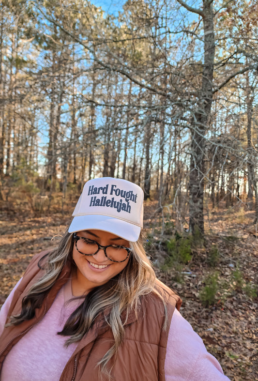 Hard Fought Hallelujah Trucker Hat