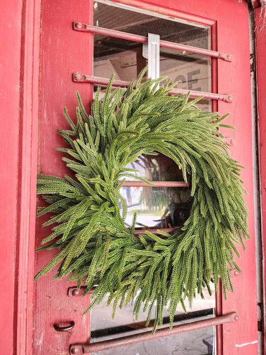 Mixed Norfolk (Real Touch) Wreath