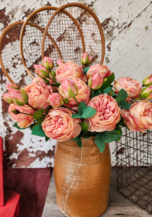 Camilla Peach Rose Stem