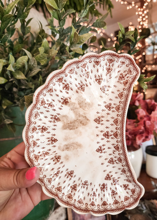 (Spode) Crescent Dish