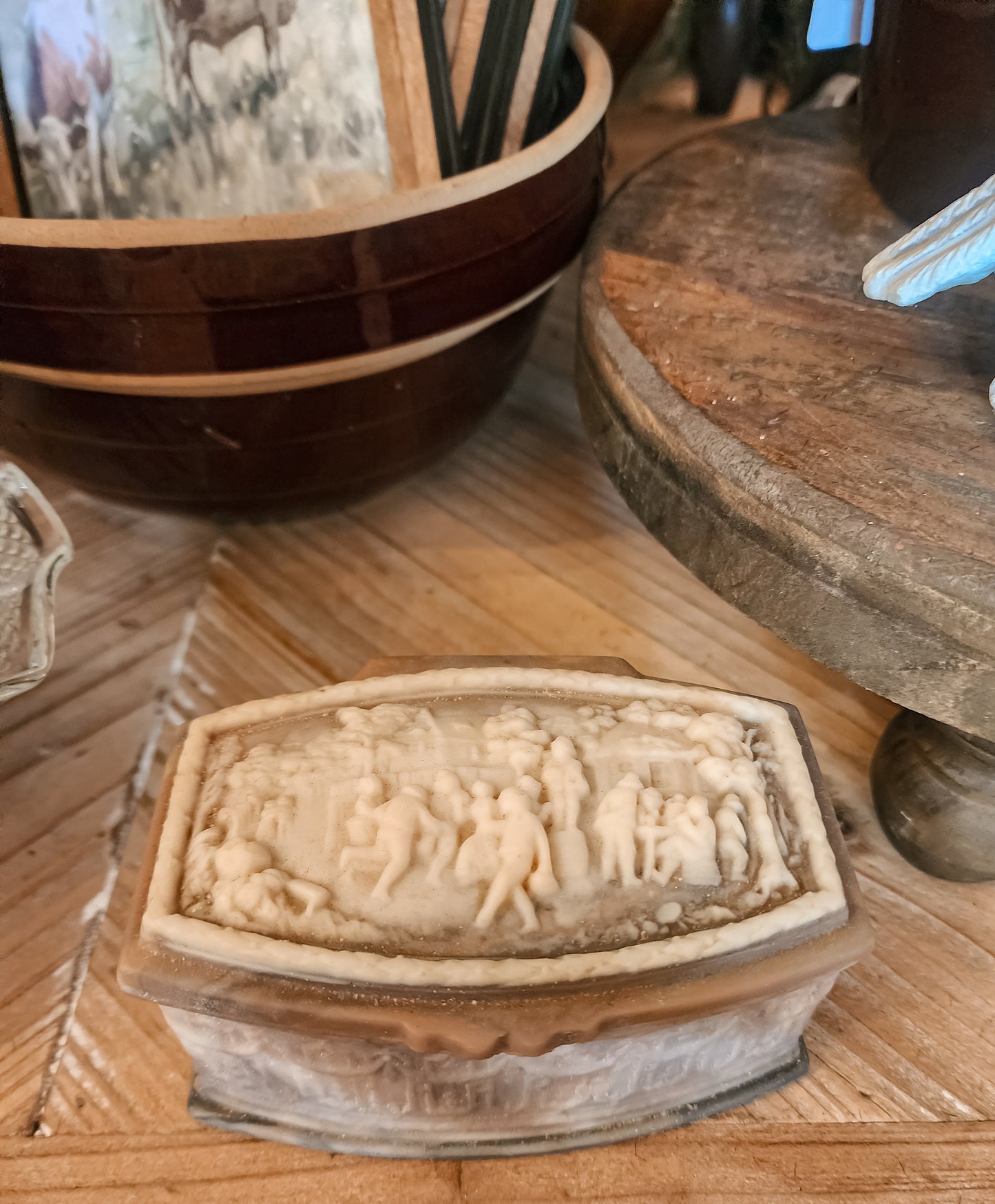 Incolay Stone Jewelry Box