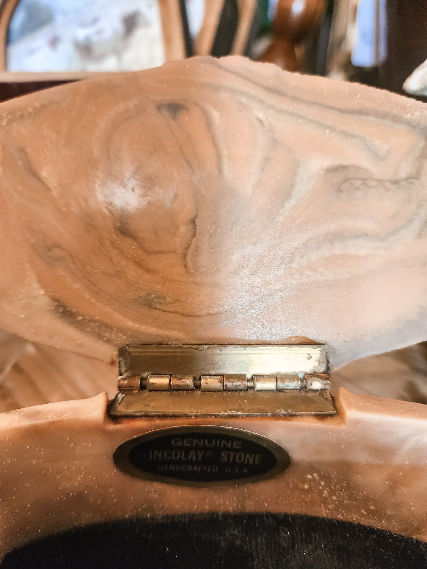 Incolay Stone Jewelry Box