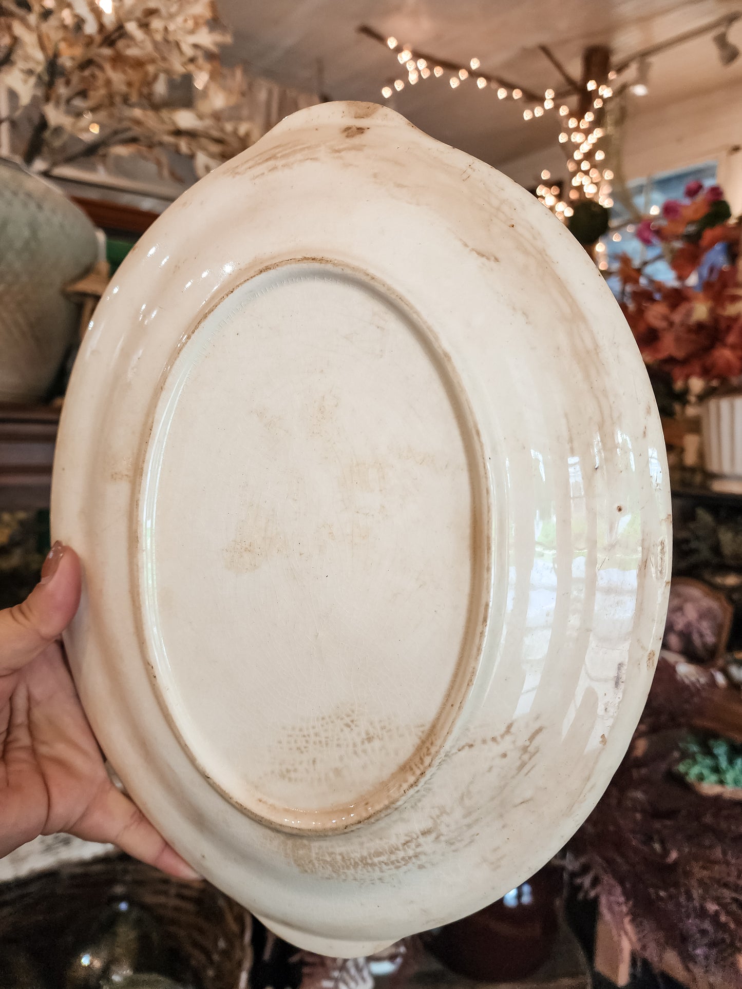 Floral Oval Platter