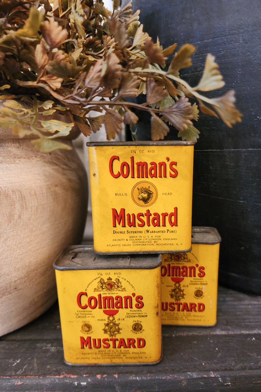 Coleman Mustard Canister