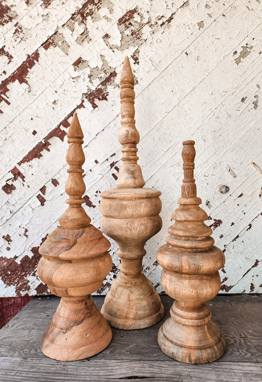 Mango Wood Finials