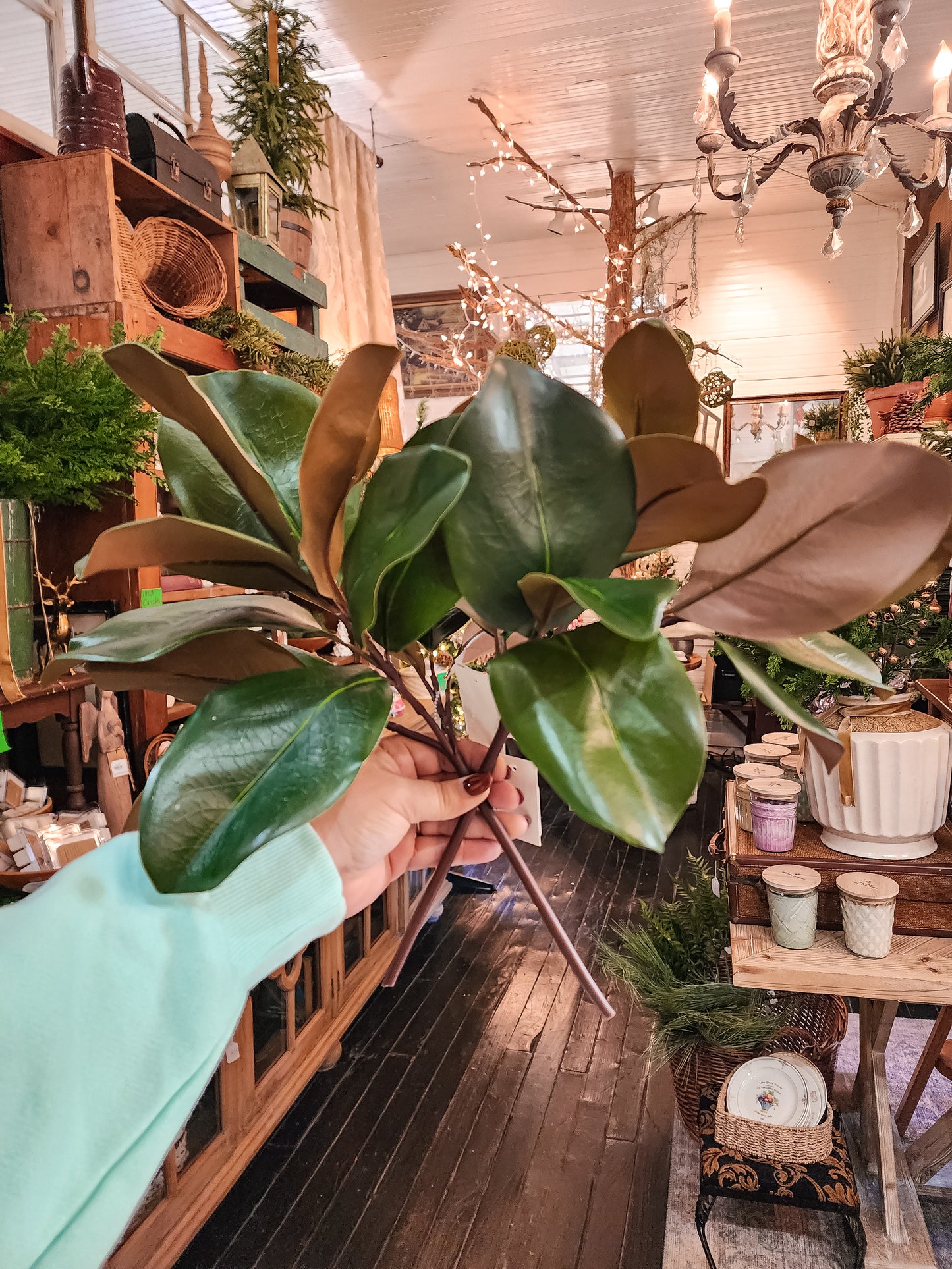 Single Stem Magnolia (Real Touch)