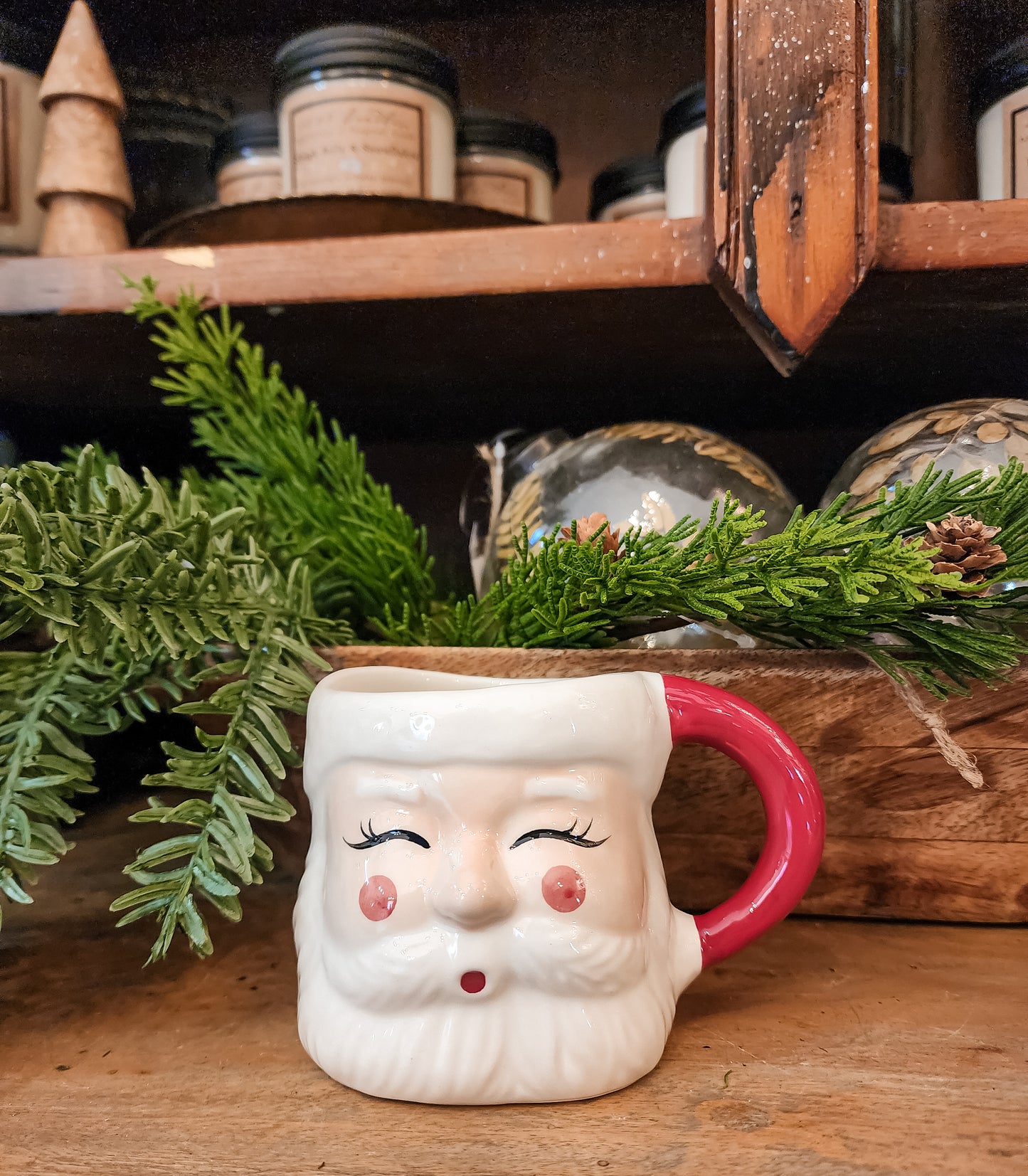 Rosey Cheek Santa Mug