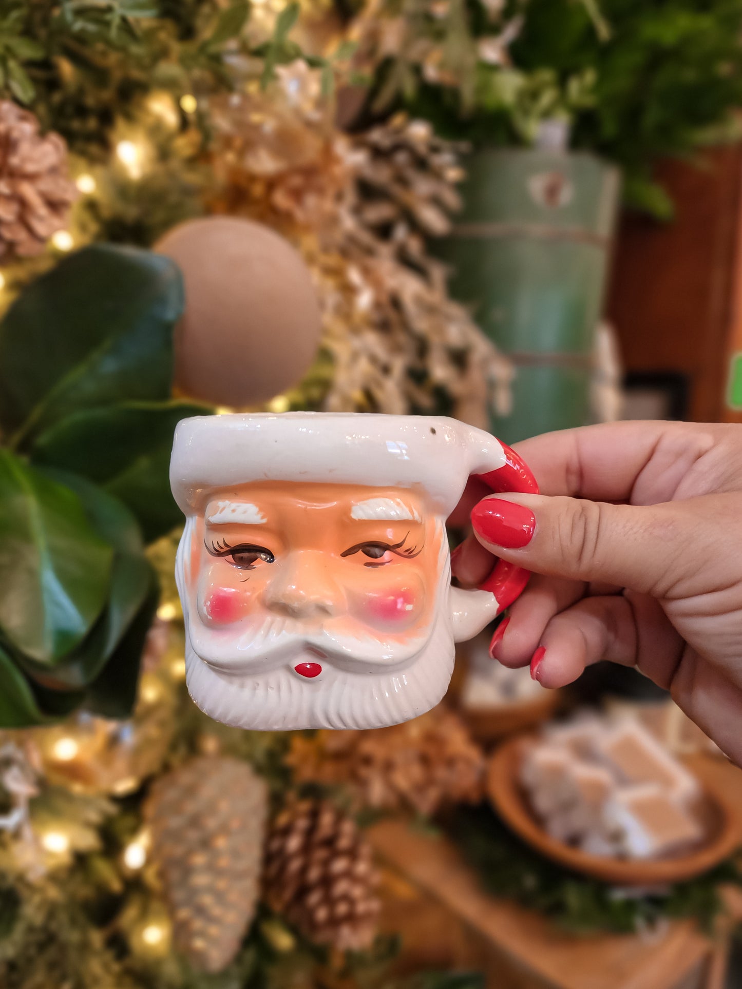 Vintage Santa Mug