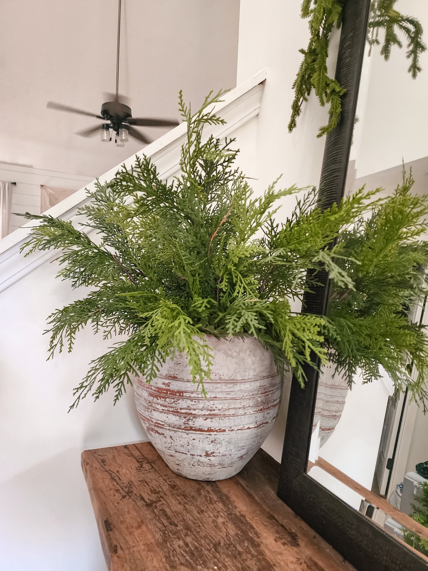 Real Touch Potted Cedar Bush