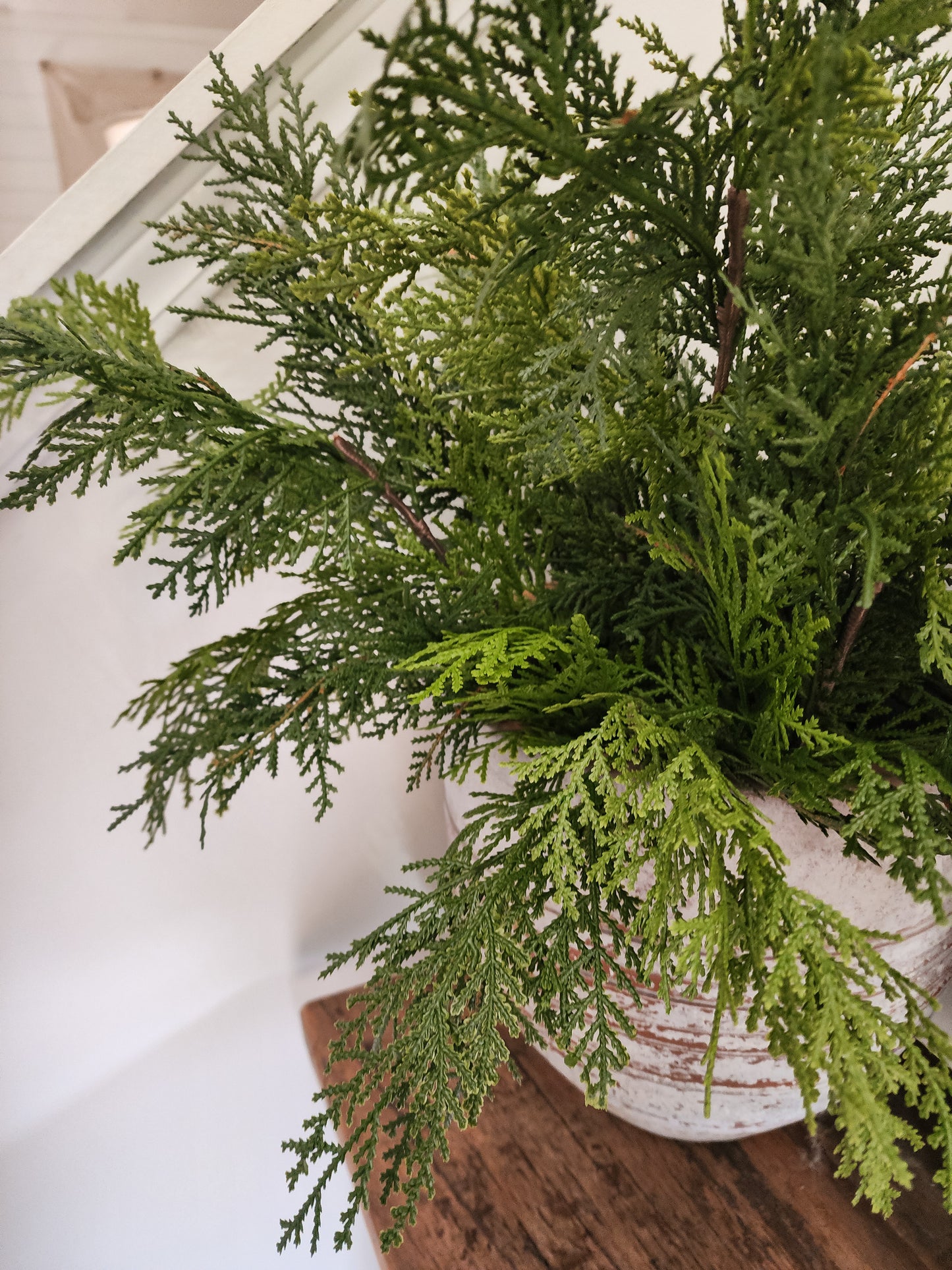 Real Touch Potted Cedar Bush