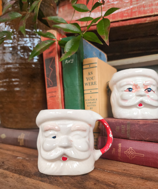 Vintage Santa Mug very Chippy Paint