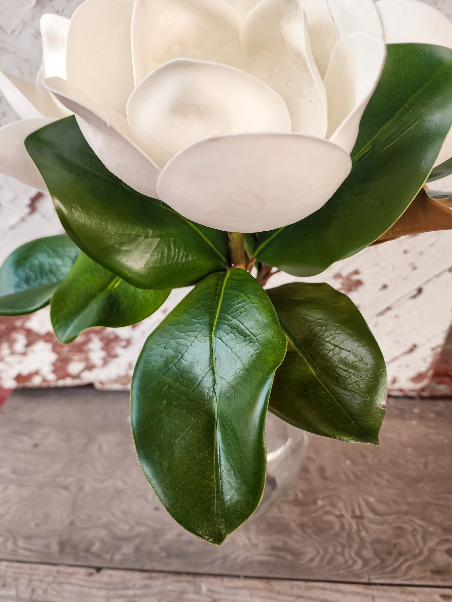 Claire Magnolia Stem with Bloom