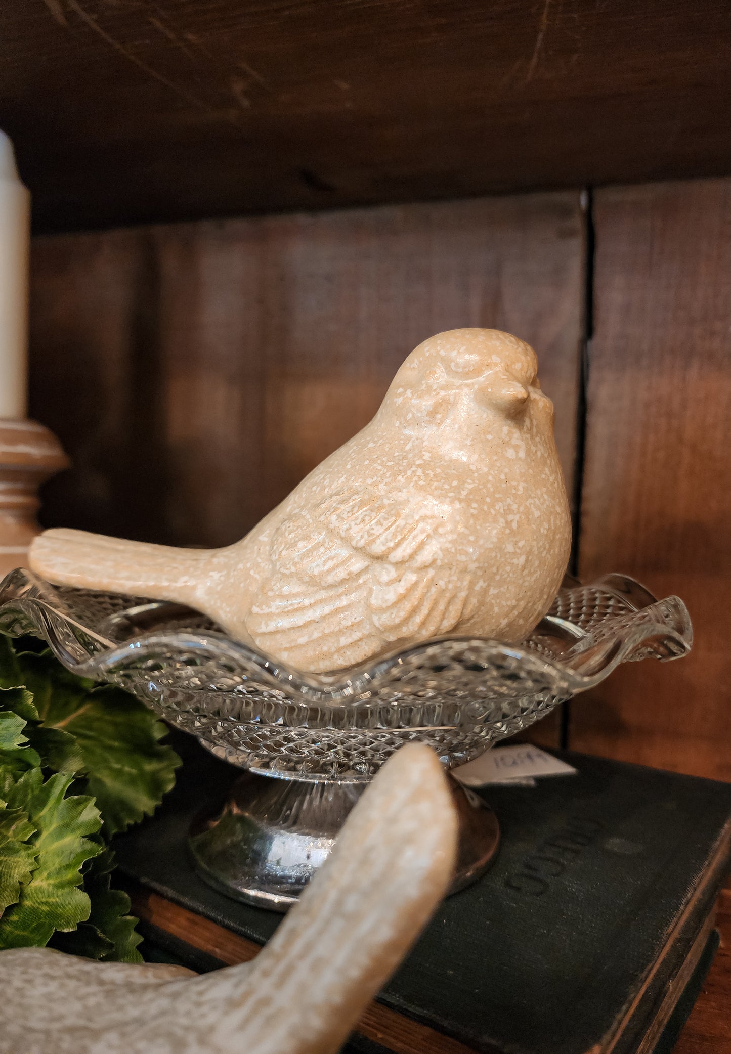 Beige Ceramic Birds (Assorted)