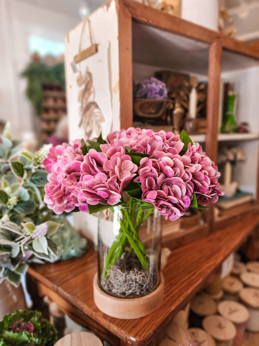 Parker 13" Darl Pink real Touch Hydrangea