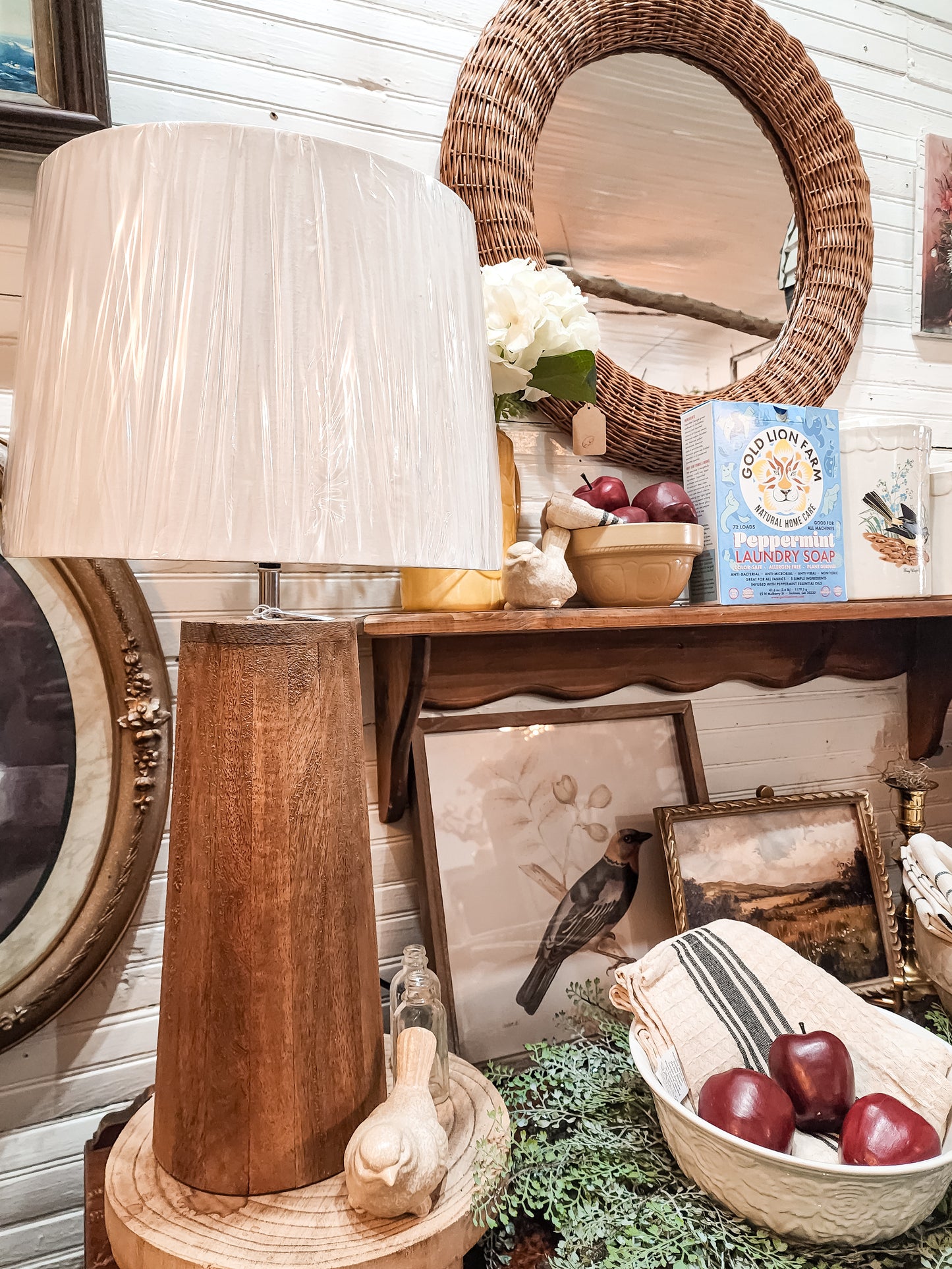 Farren Wood Base Lamp