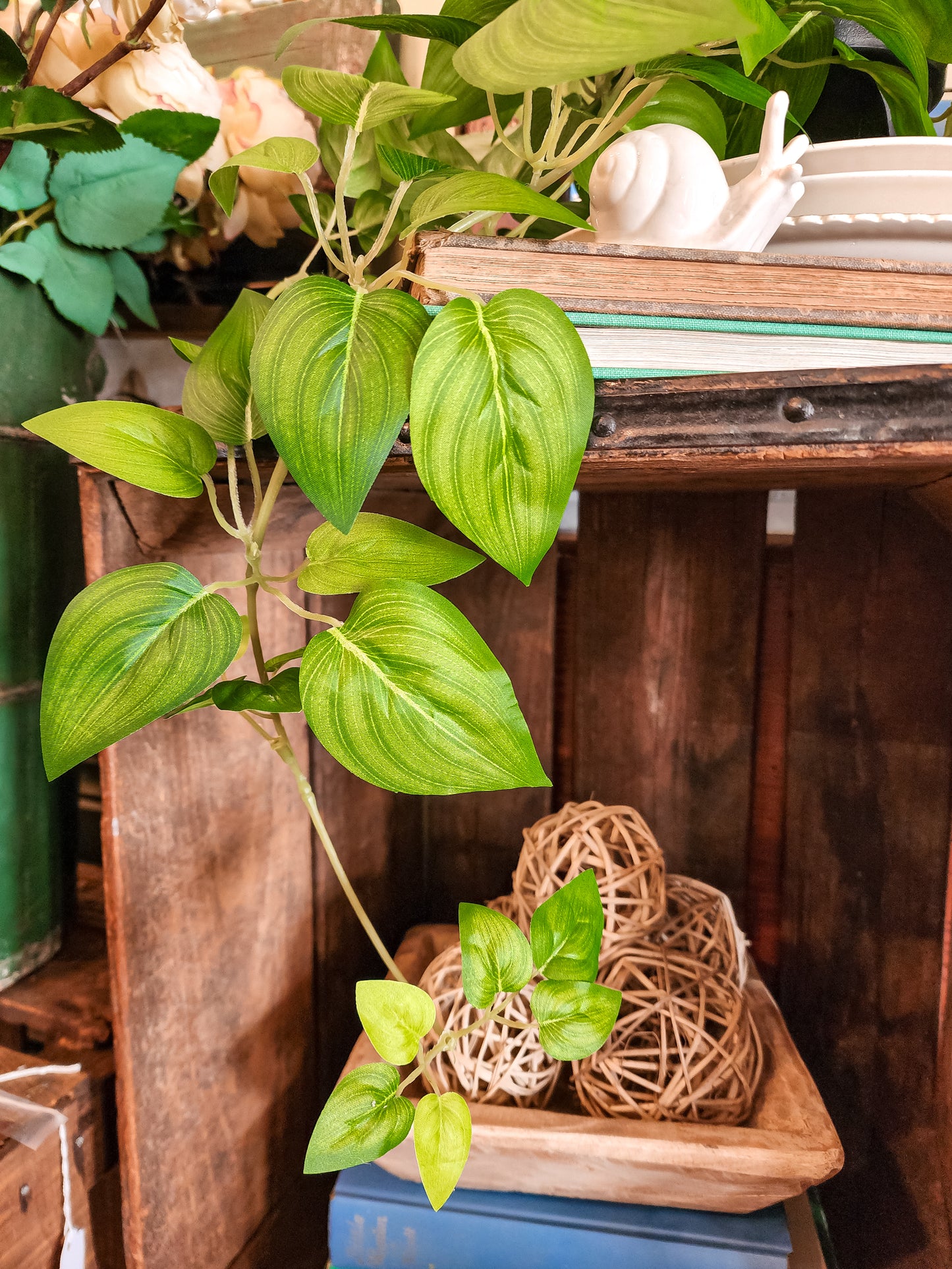 Potted Faux Philodendron