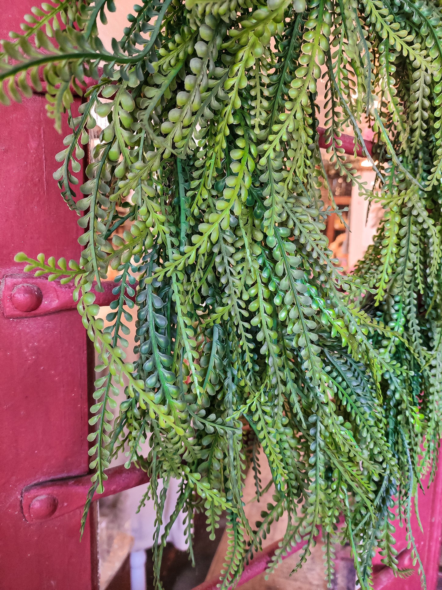 Bead Fern Wreath