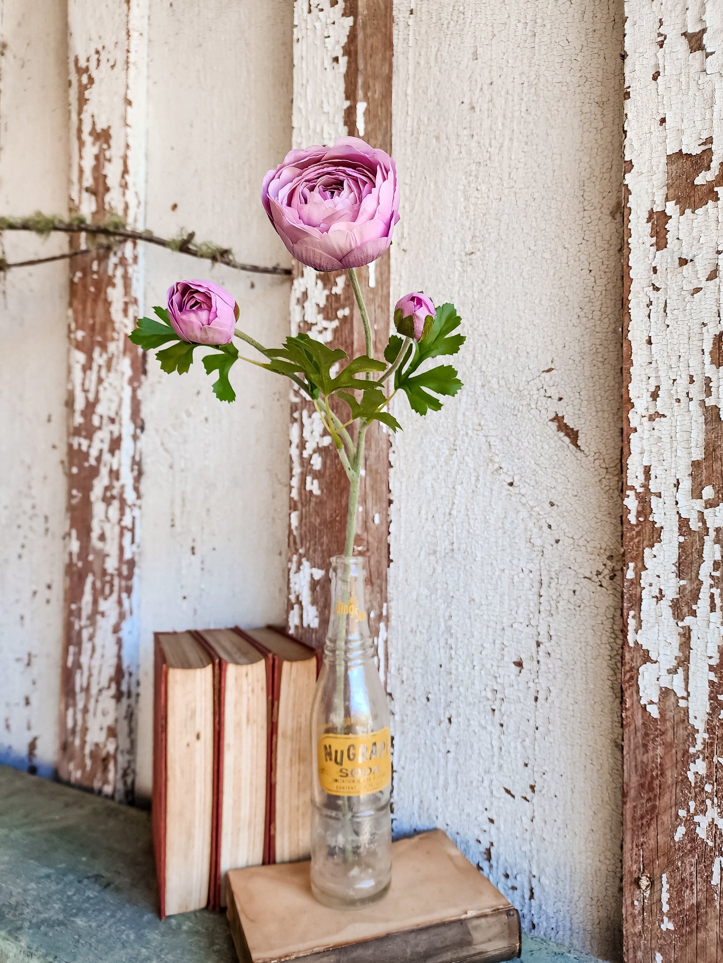 Light Purple Real Touch Ranunculus