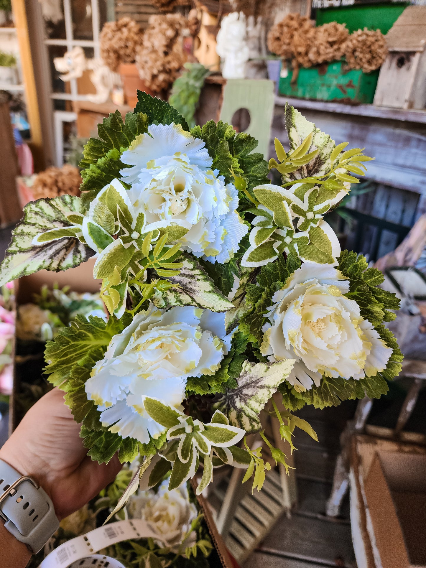 Cream Cabbage Candle Ring