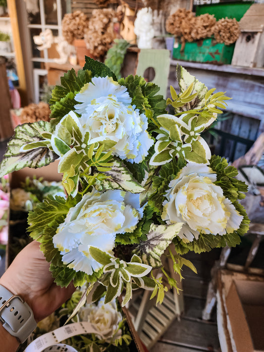 Cream Cabbage Candle Ring