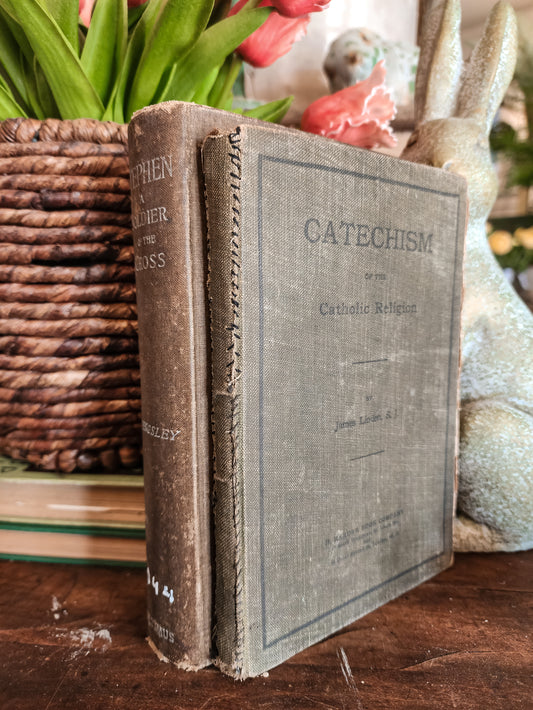 Bundle of two worn books