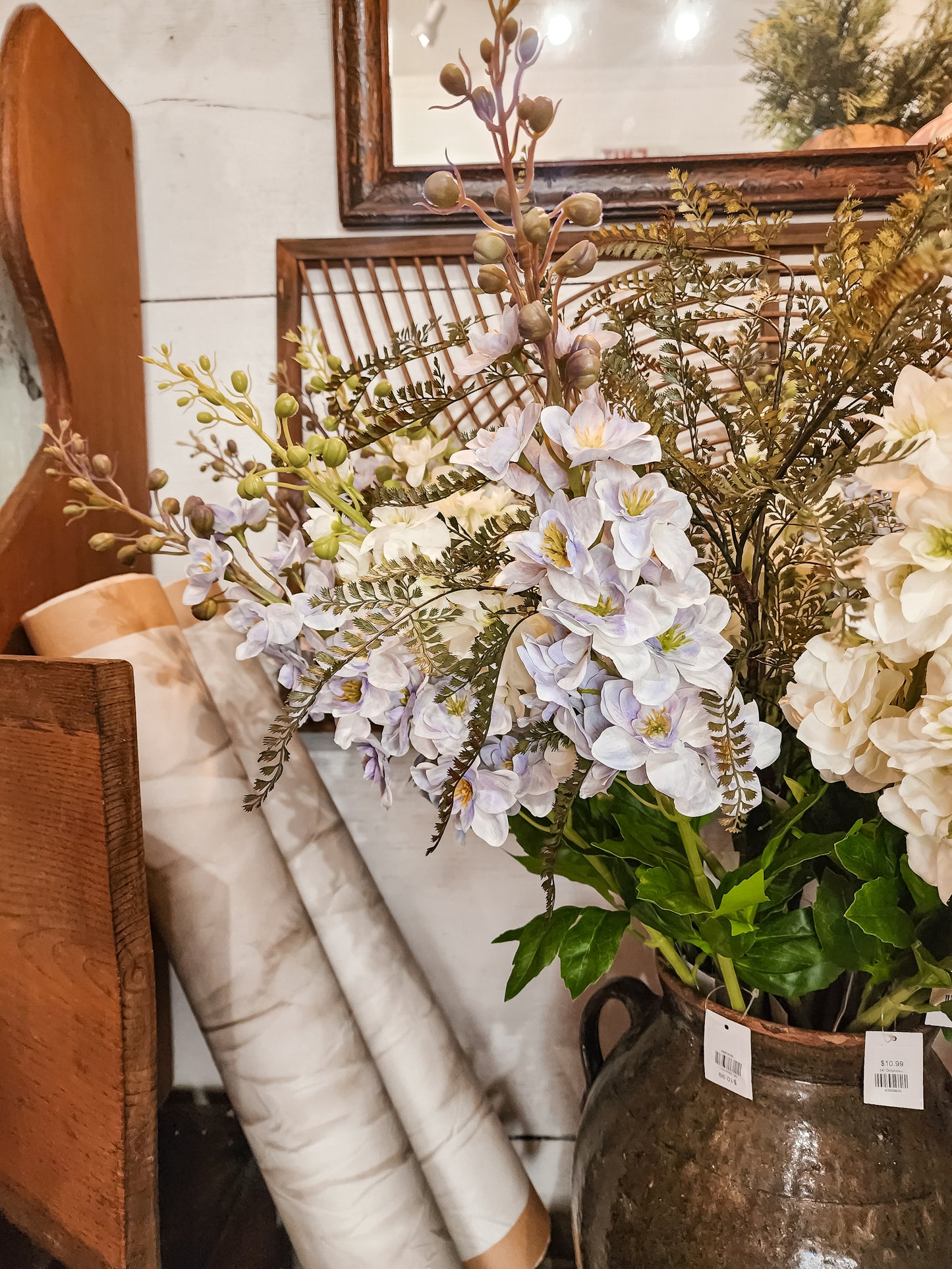 34" Delphinium Stem (Light Purple)