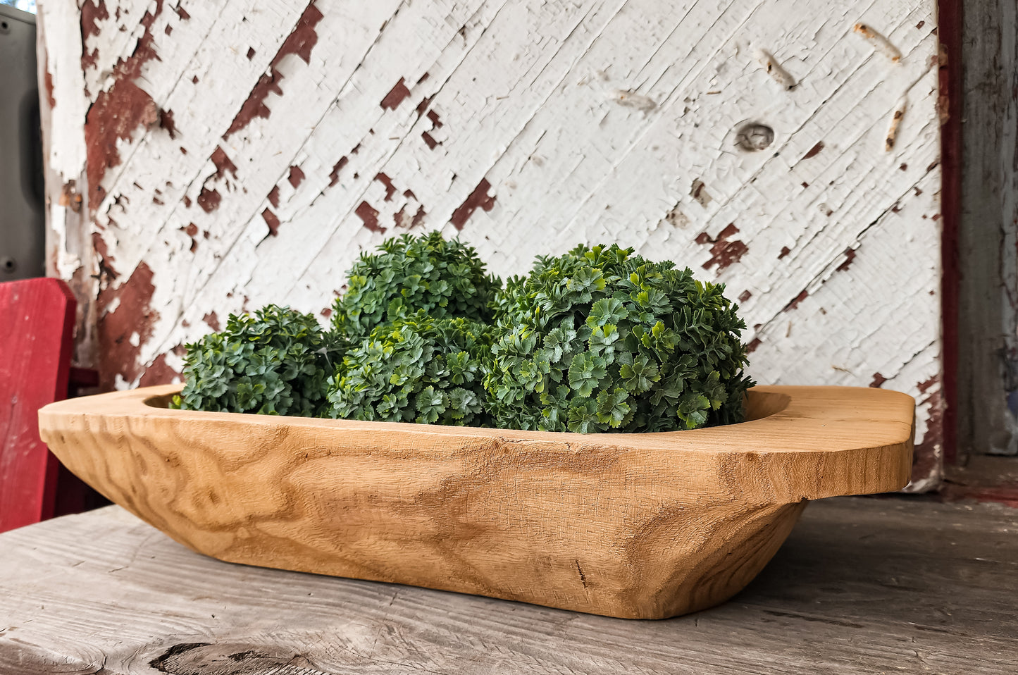 Emma Wooden Dough Bowl (Honey)