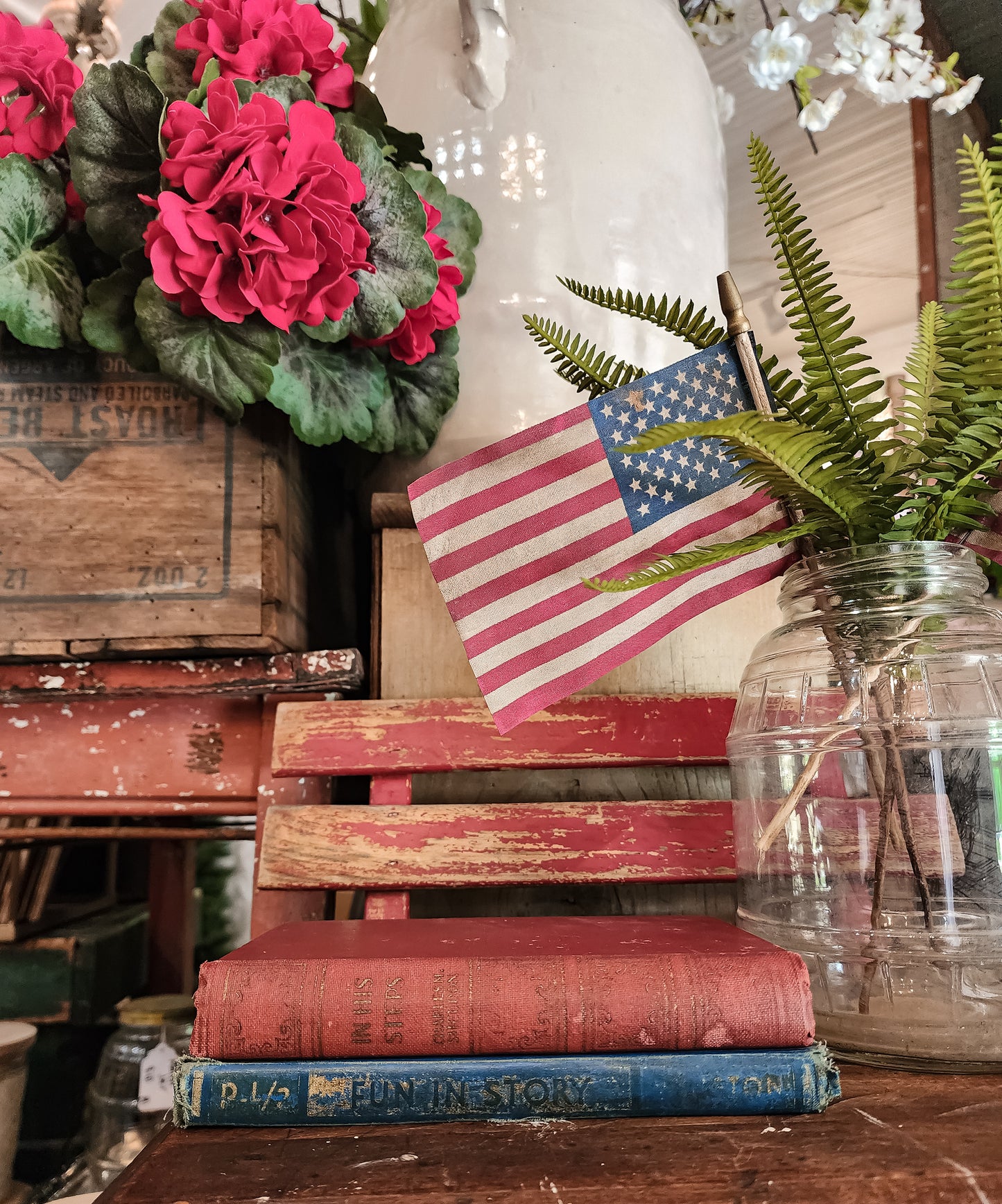 Stack Of 2 Books (Red +Blue)