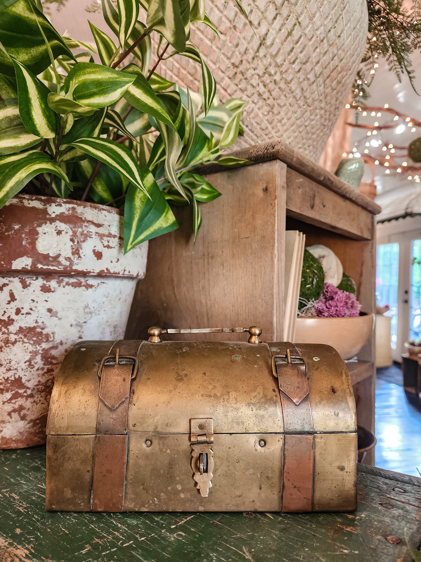 Brass + Copper Trunk with Latch