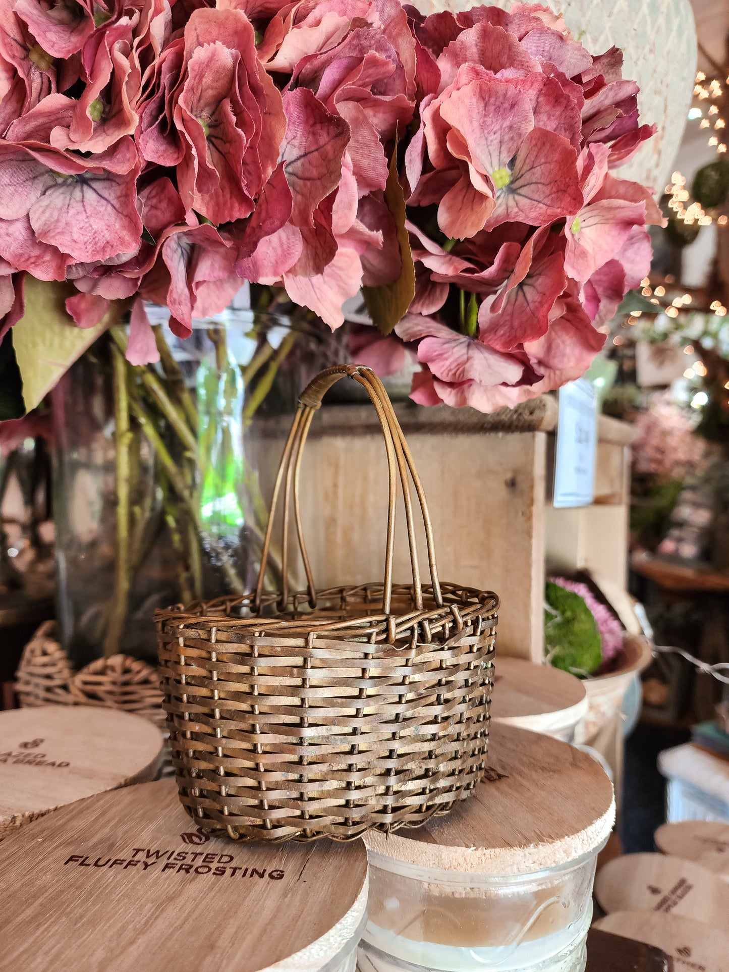Small Brass Basket