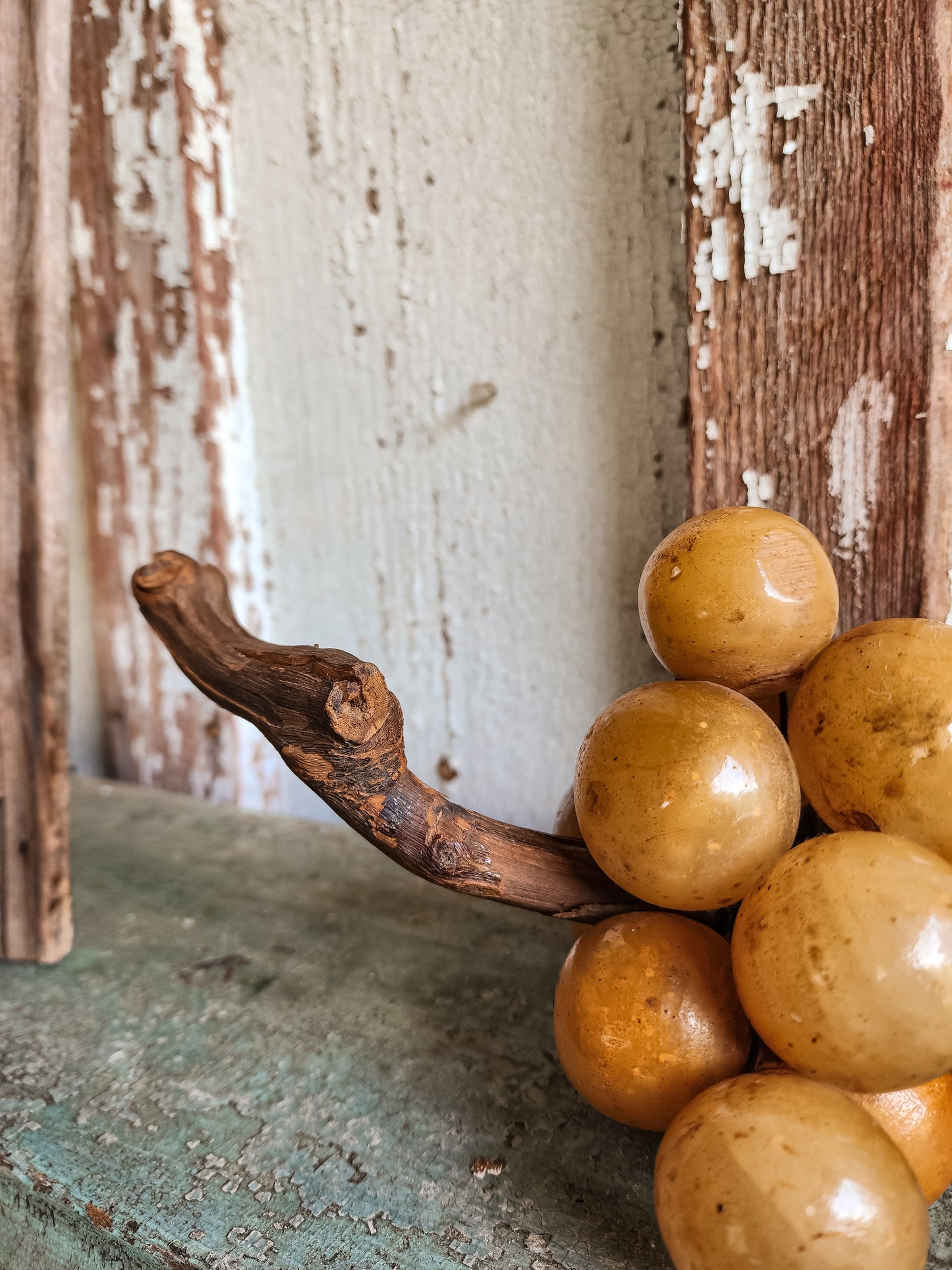 Butterscotch Alabaster Marble Grapes