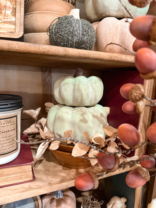 Stonewashed Ceramic Pumpkin