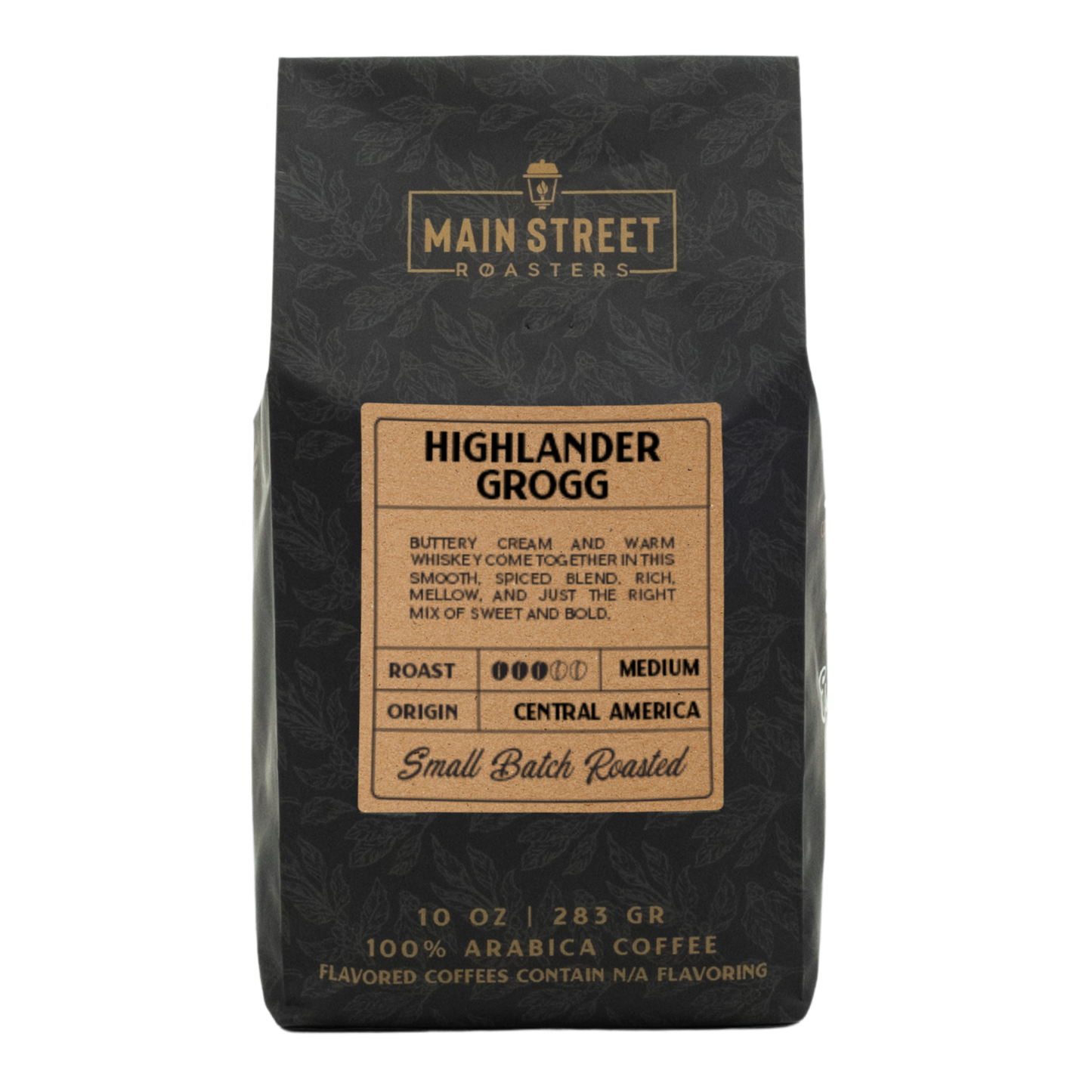 Highlander Grogg Flavored Coffee: Regular / Ground / 10 oz