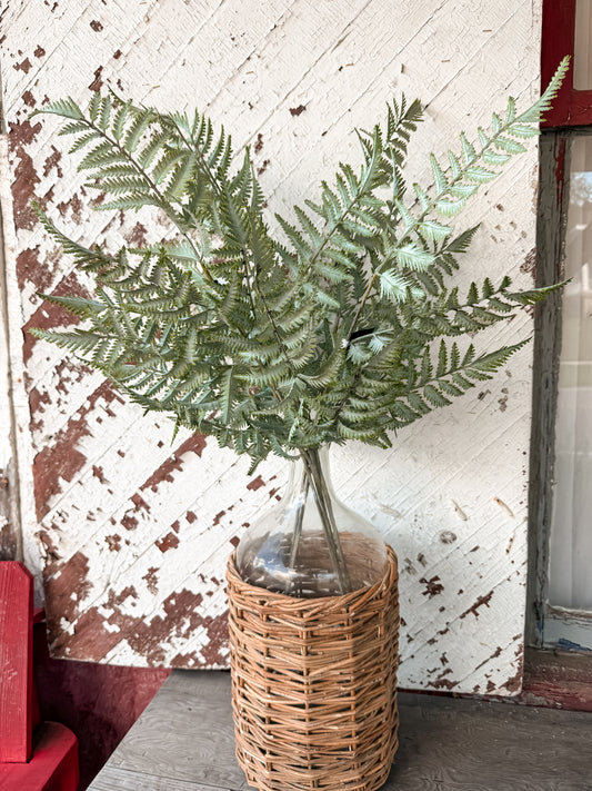 36" Real Touch Ostrich Fern Stem