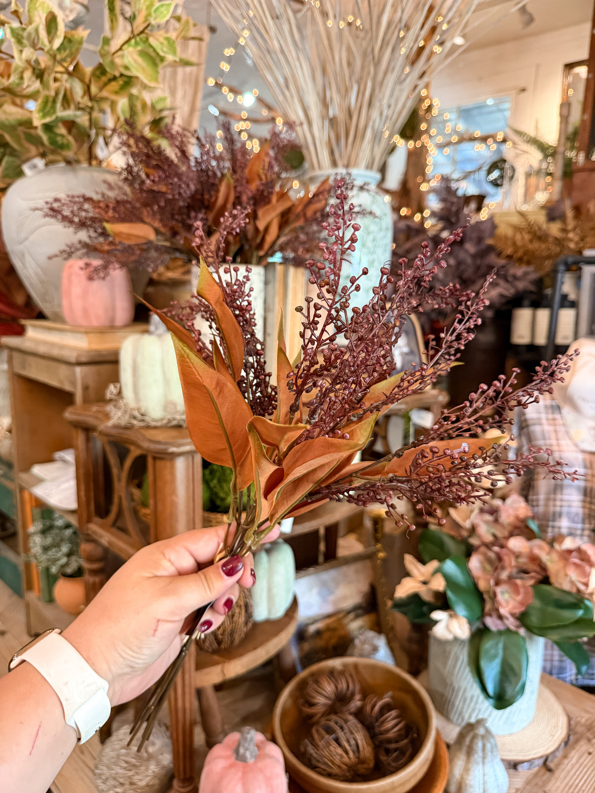 15” Rust Berry Bundle | 5 Stems