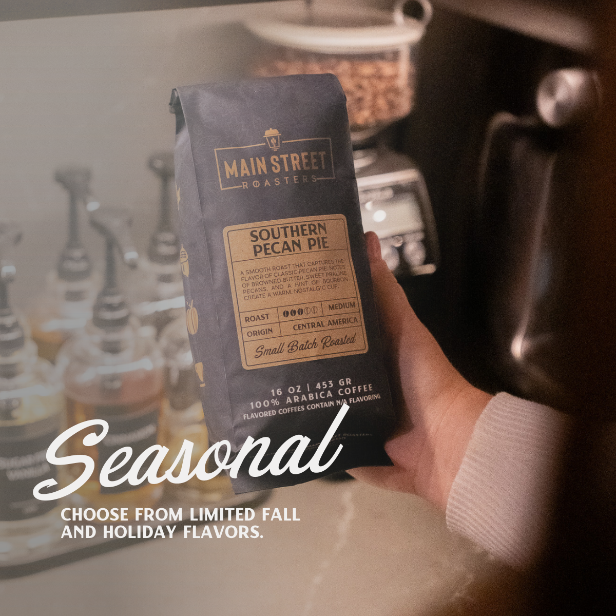Perfectly Pumpkin Seasonal Flavored Coffee: Regular / Auto Drip / 10 oz