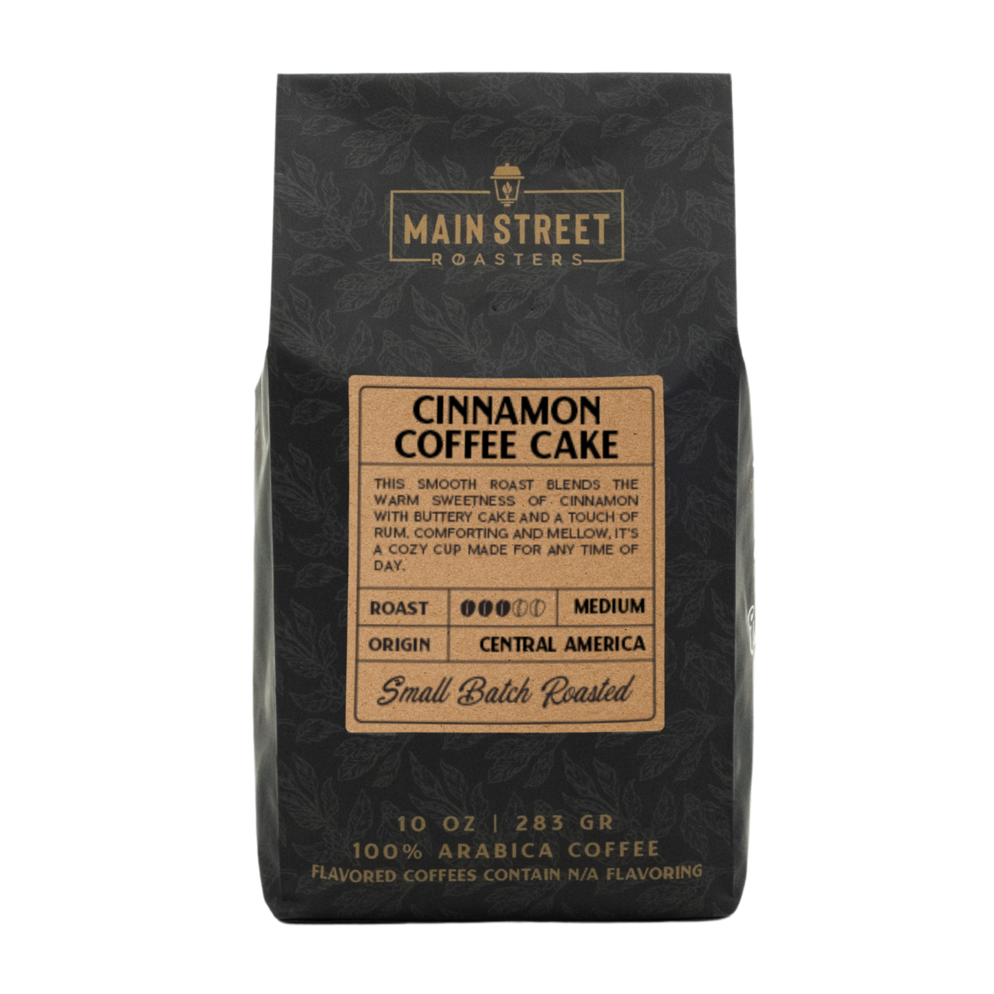 Cinnamon Coffee Cake Flavored Coffee: Regular / Auto Drip / 10 oz