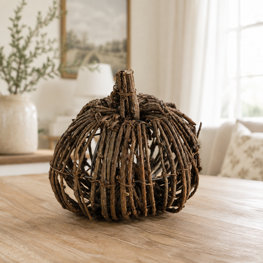 Harvest Twig Pumpkin