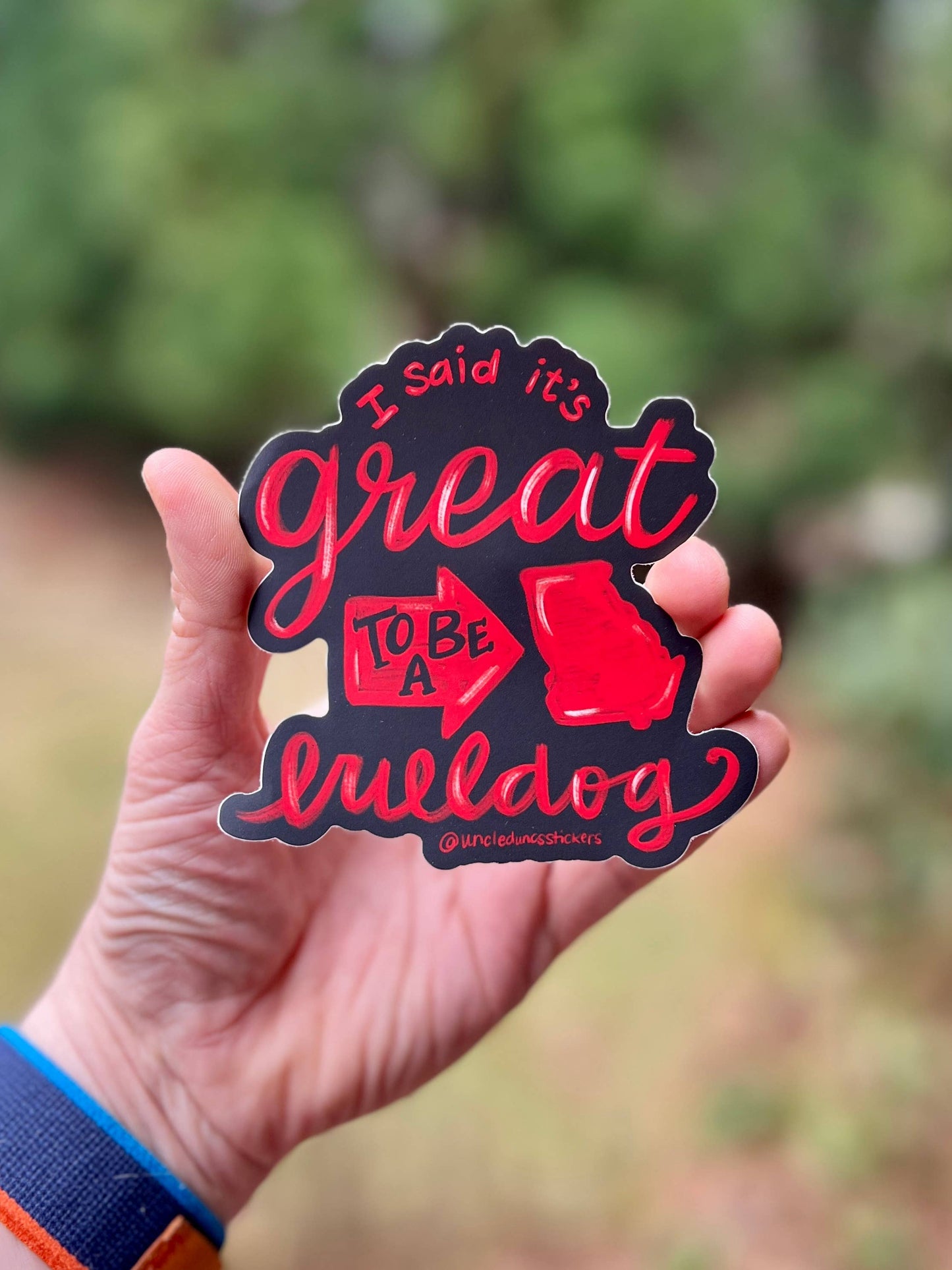 It's Great To Be a GA Bulldog! {sticker}