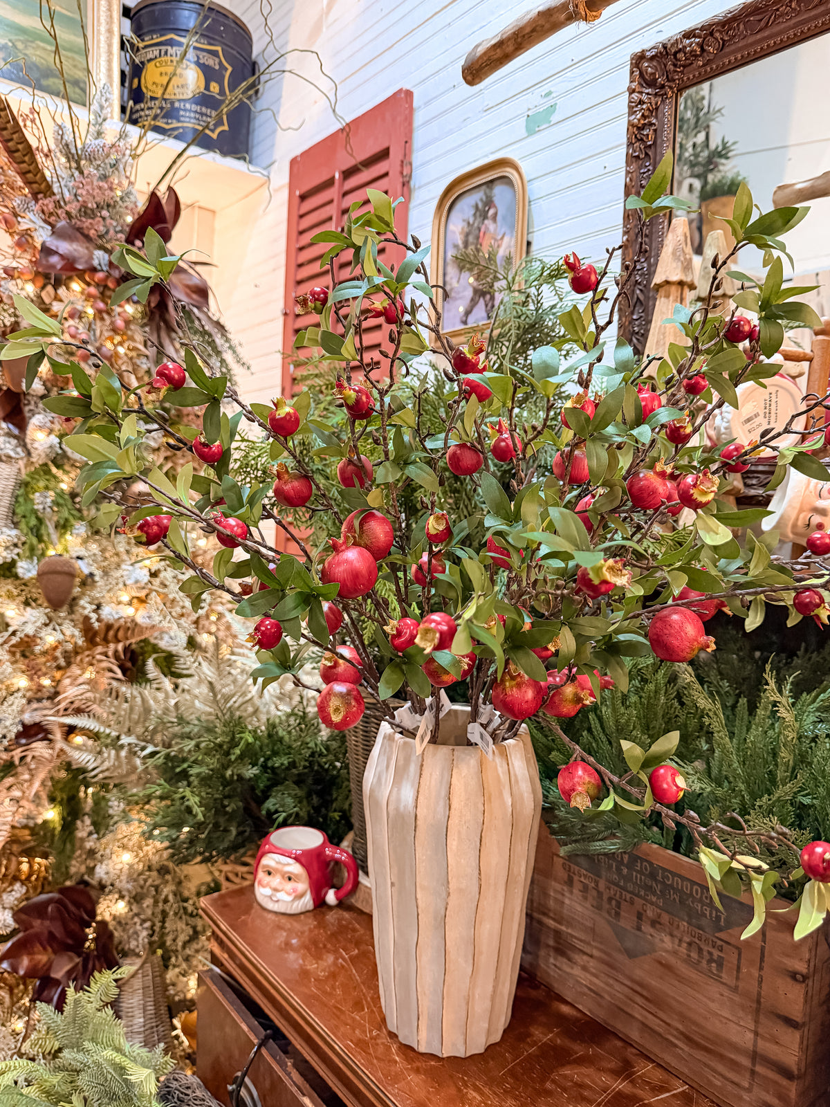 32” Pomegranate Branch