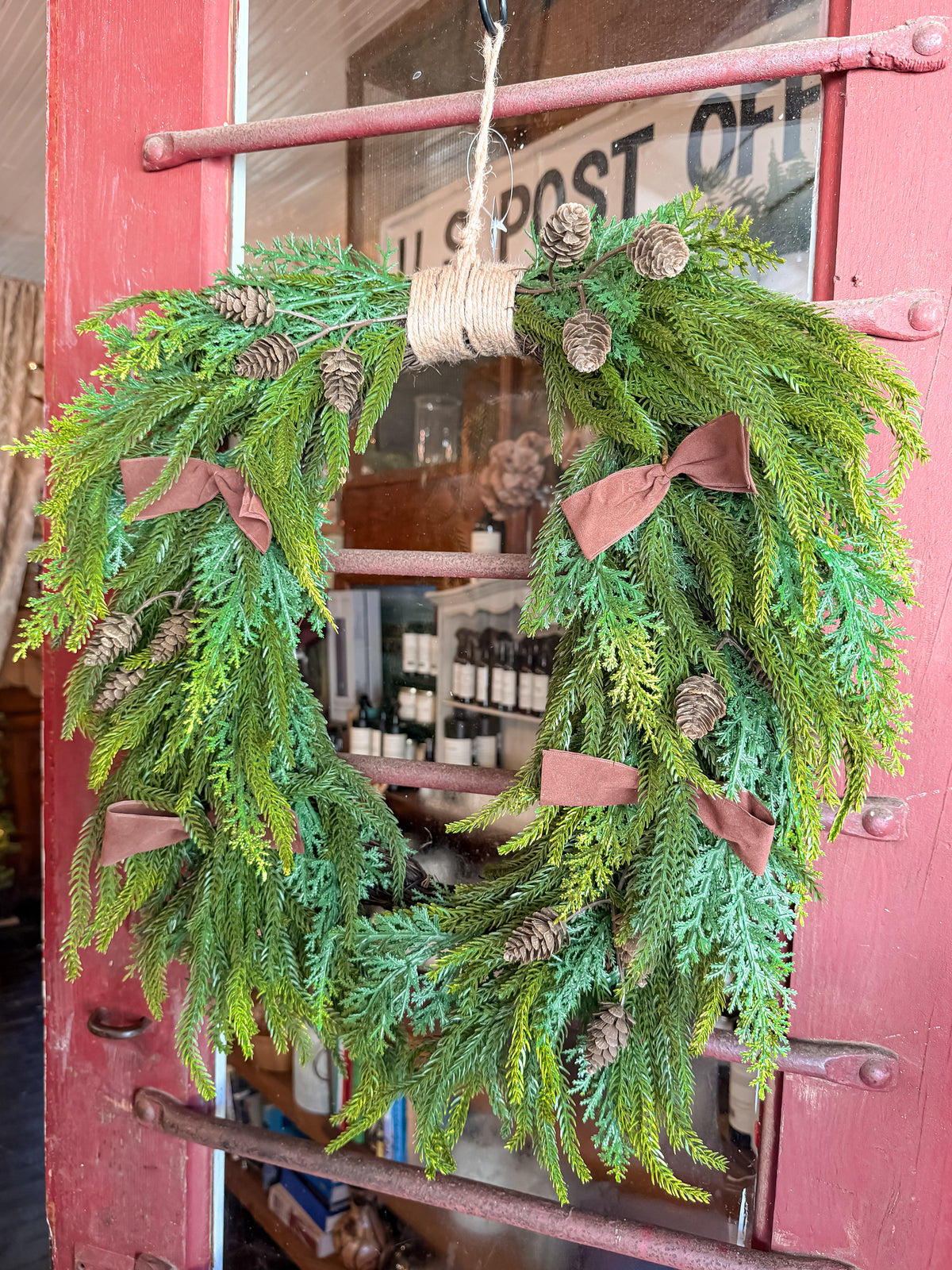 Velvet & Vine Cascading Wreath