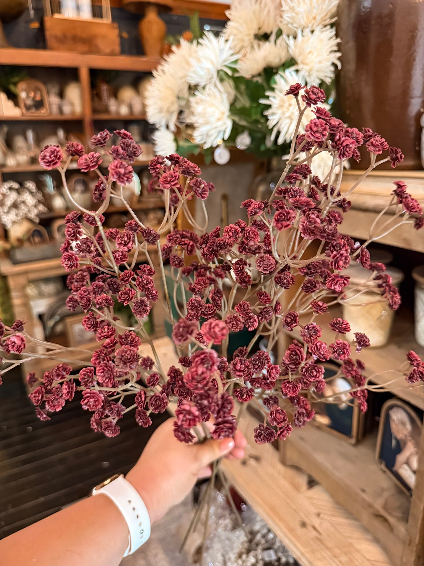 Burgundy Babies Breath Bundle