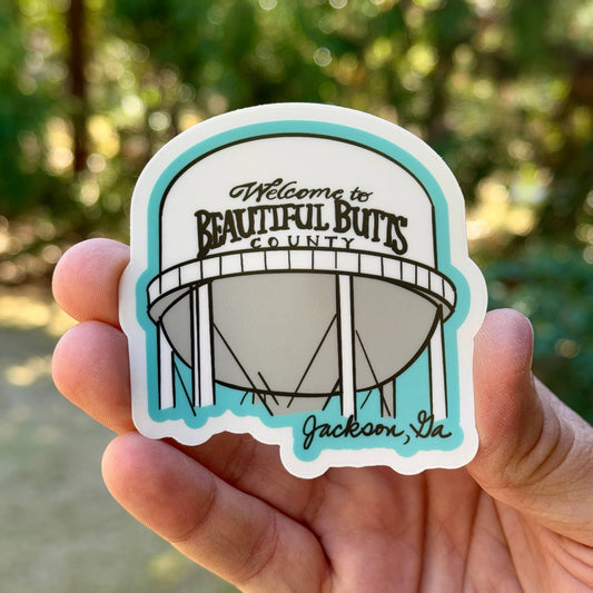 Butts County Water Tower- Jackson, GA {sticker}