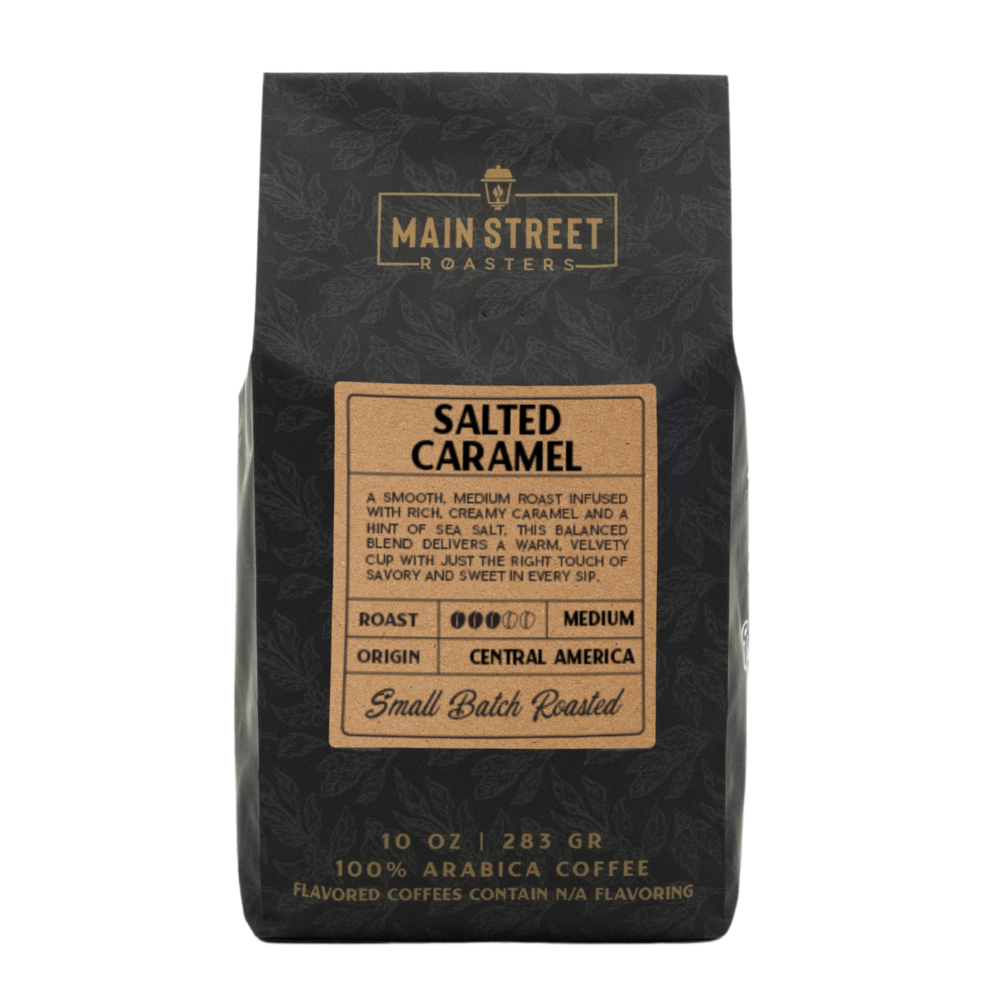 Salted Caramel Flavored Coffee: Regular / Ground / 10 oz