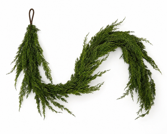 Wintergreen Real Touch Arborvitae Garland