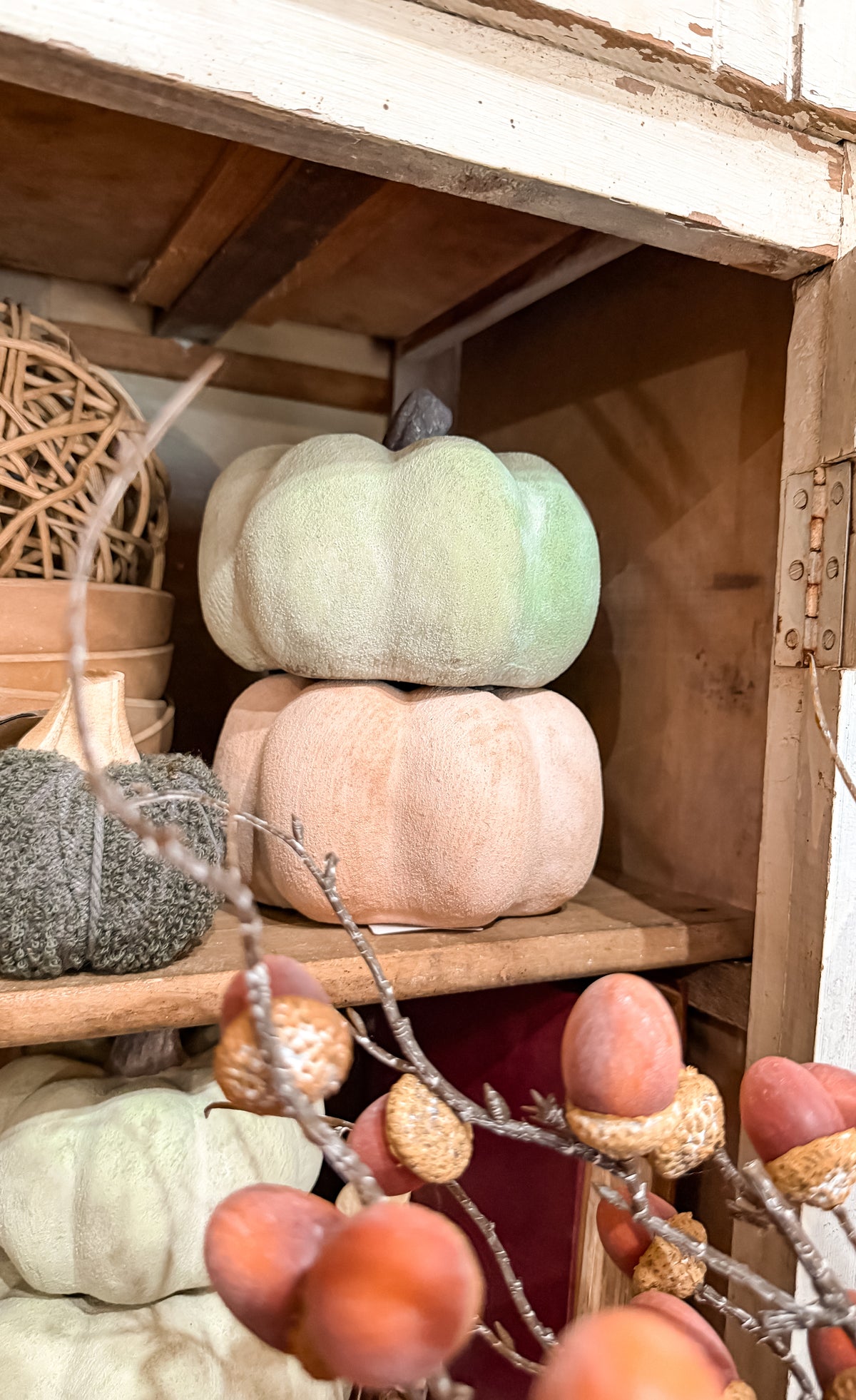 Stonewashed Ceramic Pumpkin
