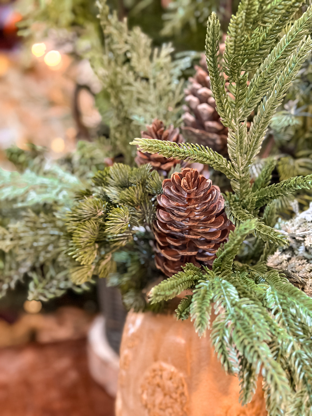 Woodland Pine Bundle with Pinecones